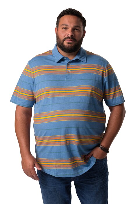 Polokošile John F. Gee, krátké rukávy, pruhy, do 8XL