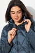 Veste matelassée HYPRAR avec capuche, fermeture à glissière à double sens et poches zippées