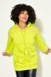 Sudadera con capucha, oversize, capucha, remaches decorativos, mangas balón
