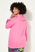 Sudadera con capucha, oversize, capucha, remaches decorativos, mangas balón