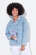 Chaqueta vaquera, oversize, destroyed, estampado en la espalda