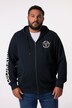 Sweat-shirt à capuche John F. Gee, poche kangourou, imprimé sur l'une des manches - jusqu'au 8 XL