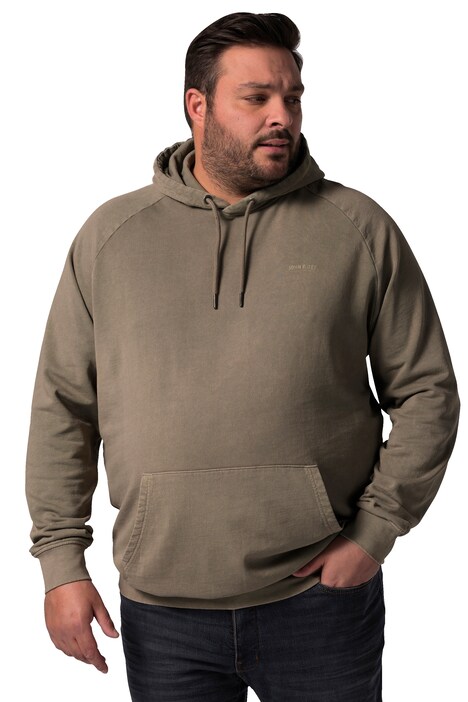 Mikina s kapucí John F. Gee, vintage vzhled, klokaní kapsa, do 8XL