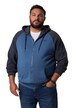Mikina s kapucí John F. Gee, klokaní kapsa, do 8XL