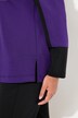 Genser/sweatshirt, skrift av pyntesteiner, stående krage, lange ermer