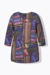 Slinky longshirt, A-lijn, hartvormige halslijn, 3/4-mouwen