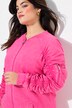 Giacca di felpa dal taglio raglan con arricciature sulle maniche e stile vintage