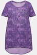 A-Line Half-Sleeve Smiley Batik Print T-Shirt