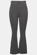 Pantalon à pattes d'éléphant en jersey côtelé, look vintage