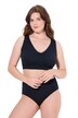 Bustier, ozdobné okraje, výstřih do V, biobavlna