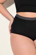 Maxi-slips, set van 2, hoge taille, gestreepte band