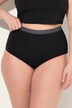 Maxi-slips, set van 2, hoge taille, gestreepte band