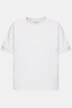 Oversized-shirt, ryg-print, rund hals, kortærmet