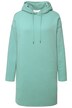 Teplákové šaty, oversize, kapuce, dlouhé rukávy