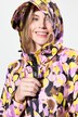 Funksjons-regnkappe, unisex, trykk, hette