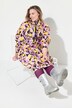 Funksjons-regnkappe, unisex, trykk, hette