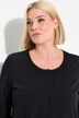 Natkjole, hulbroderi, pyntelæg, rund hals, 3/4-ærmer