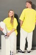 T-skjorte, rund hals, 3D-California-tekst, unisex