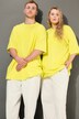 T-skjorte, rund hals, 3D-California-tekst, unisex