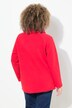 Sweatshirt, sukkerstrænger, ståkrave, langærmet