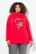 Sweatshirt, sukkerstrænger, ståkrave, langærmet