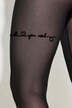 Mesh-leggings, Love is all, flokktrykk