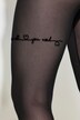 Mesh-leggings, Love is all, flokktrykk