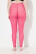 Mesh-leggings, hjerte, flokktrykk