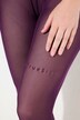 Mesh-leggings, skrift, flockprint