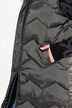 HYPRAR lange functionele doorgestikte bodywarmer, capuchon, opstaande kraag, gerecycled