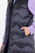 Gilet technique matelassé HYPRAR, col montant et capuche, matière recyclée