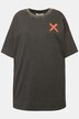 T-Shirt, Vintage-Look, ryg-print, rund hals