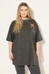 T-Shirt, Vintage-Look, ryg-print, rund hals