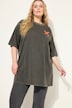 T-Shirt, Vintage-Look, ryg-print, rund hals