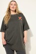 T-Shirt, Vintage-Look, ryg-print, rund hals