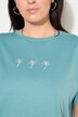 Palm Tree Embroidered Tee