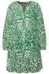 Šaty, krátké, grafický potisk, balónové rukávy
