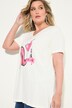T-shirt, A-form, pumps-motiv, korte ærmer