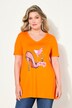 T-shirt, A-form, pumps-motiv, korte ærmer