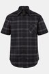 Chemise à carreaux JAY-PI à manches courtes, technologies FLEXNAMIC® et QuickDry, coupe Modern Fit, collection Outdoor - jusqu'au 7 XL