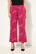 Pantalon motif à fleurs, taille élastique