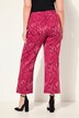 Pantalon motif à fleurs, taille élastique