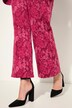 Pantalon motif à fleurs, taille élastique