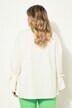 Blusa, forma en A, piedras decorativas