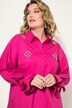 Blusa, forma en A, piedras decorativas