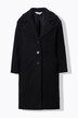 A-Line Teddy Coat with ANGEL Inscription on Back