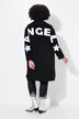 A-Line Teddy Coat with ANGEL Inscription on Back
