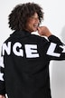 A-Line Teddy Coat with ANGEL Inscription on Back