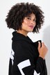 A-Line Teddy Coat with ANGEL Inscription on Back