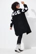 A-Line Teddy Coat with ANGEL Inscription on Back